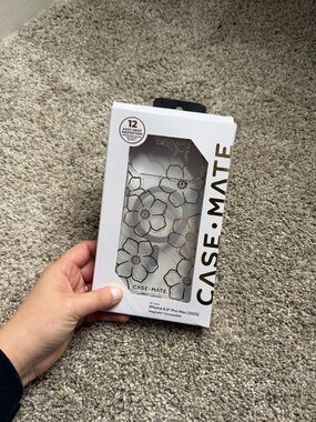 case-mate Clear Floral iPhone Case with Gold Accents